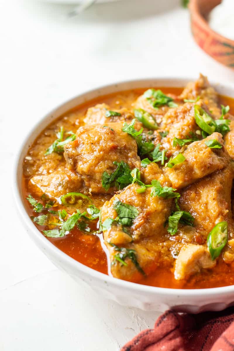 a bowl of murghi ka salan