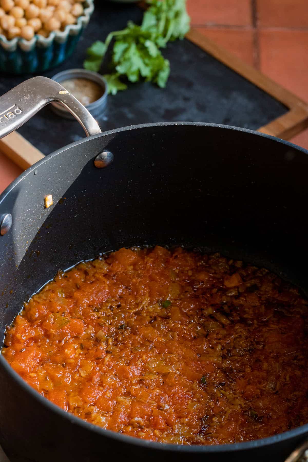 masala for chickpea chicken curry 
