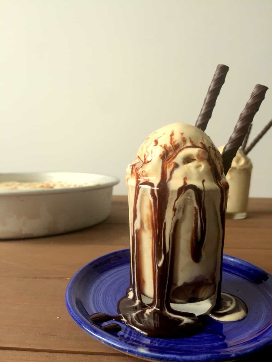 No Churn Coffee Toffee Ice Cream