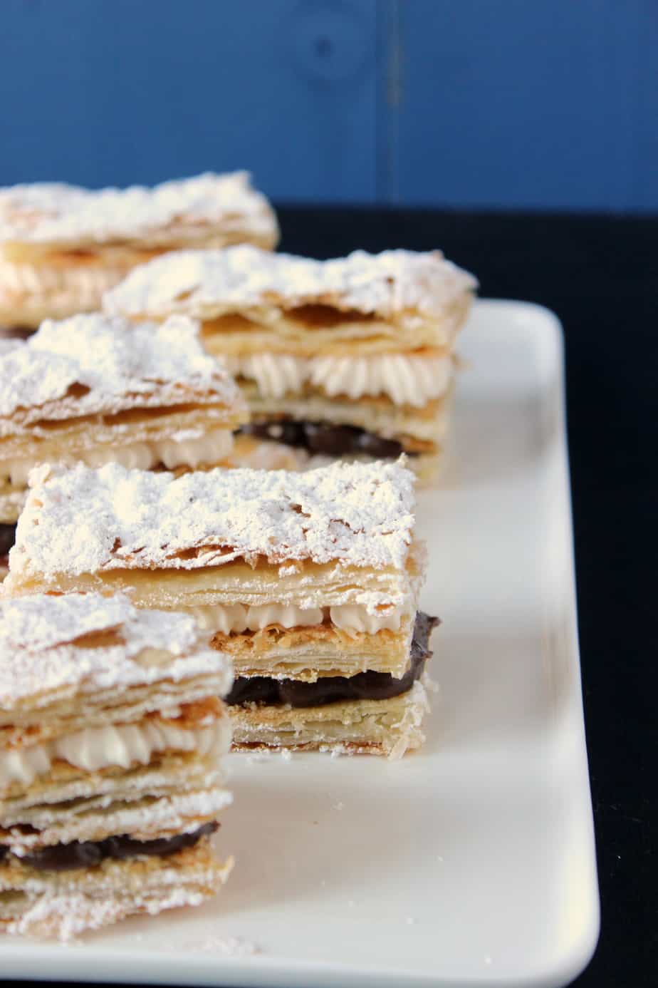 chocolate &amp; cream mille feuille