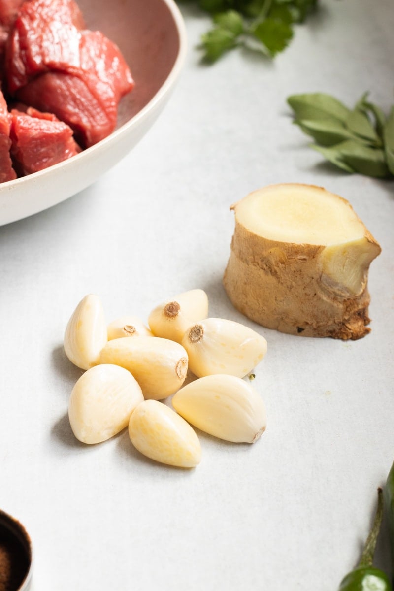 garlic and ginger