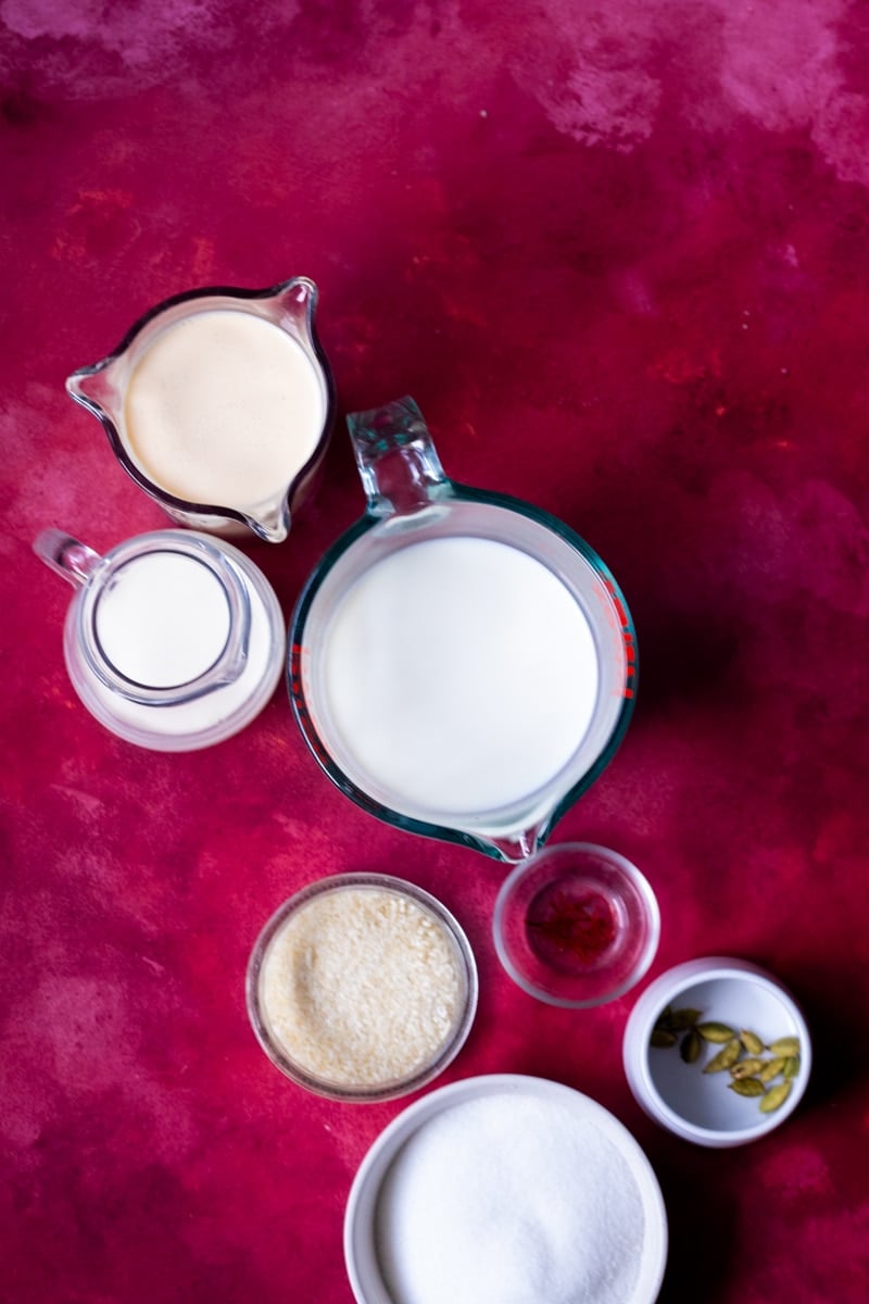 ingredients for instant pot kheer 