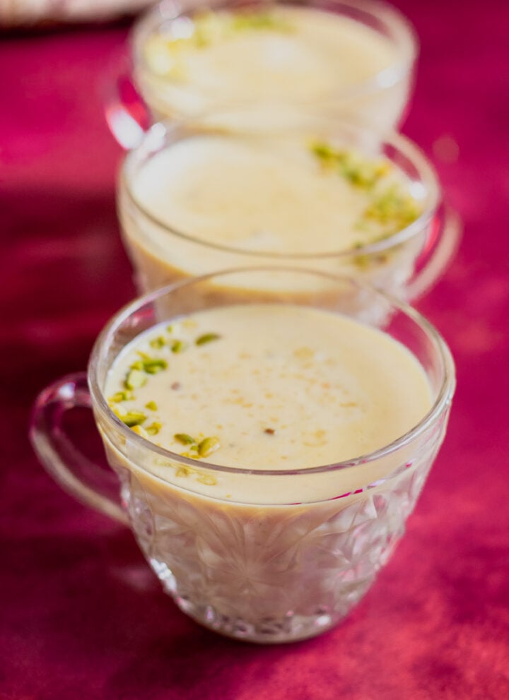 three cups of easy quick and creamy instant pot kheer