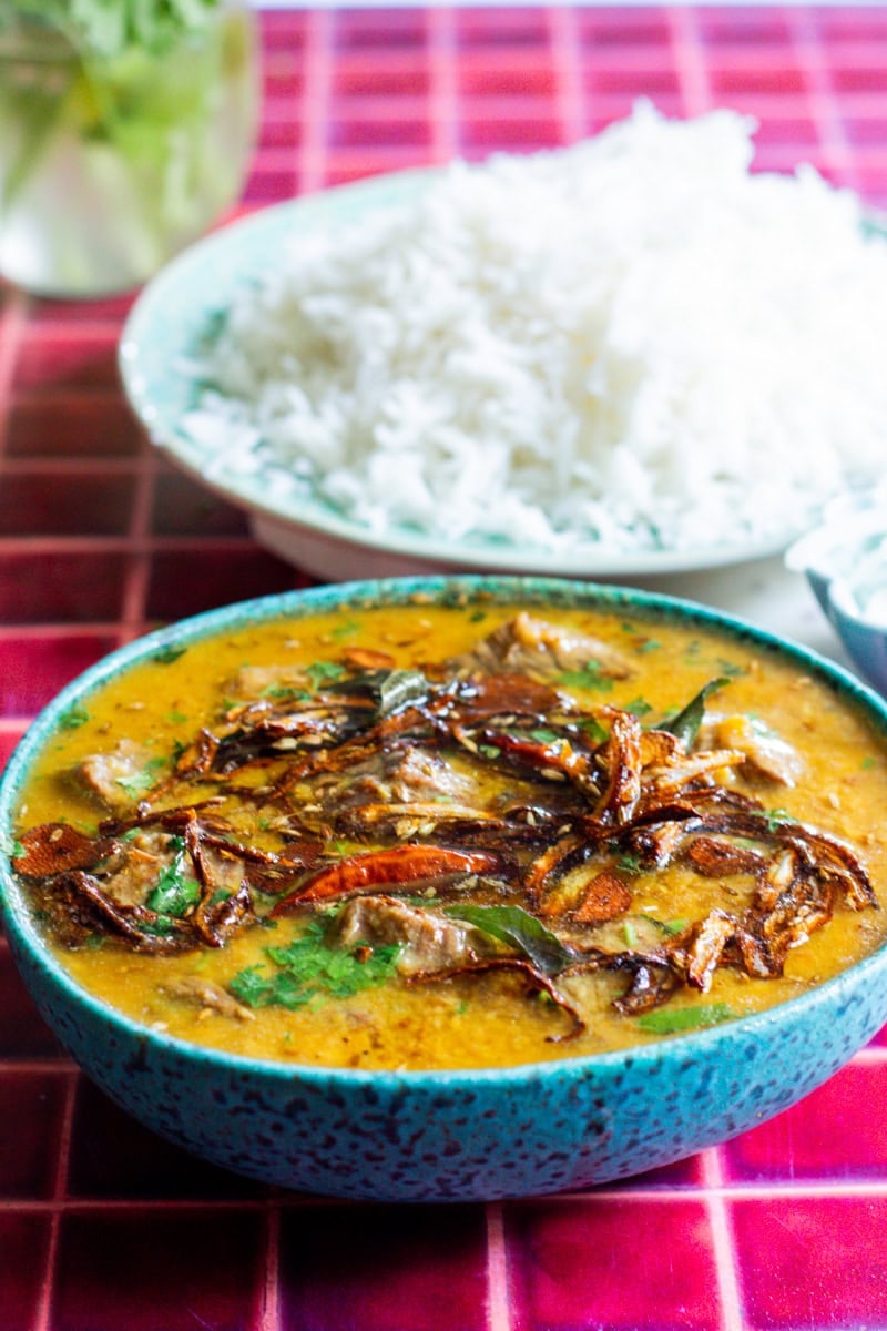 dish of dal gosht 
